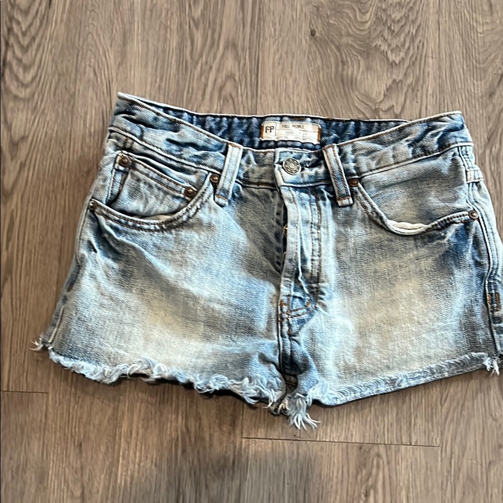 Free people size 24 denim shirts💙